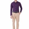 Mauve Men's Formal Slim Fit Shirt - Image 2