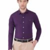 Mauve Men's Formal Slim Fit Shirt