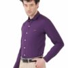 Mauve Men's Formal Slim Fit Shirt - Image 3