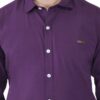 Mauve Men's Formal Slim Fit Shirt - Image 5