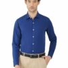 Royal Blue Men's Formal Slim Fit Shirt