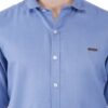 Denim Blue Men's Formal Slim Fit Shirt - Image 5