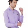 Mauve Men's Formal Slim Fit Shirt - Image 4
