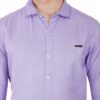 Mauve Men's Formal Slim Fit Shirt - Image 5