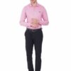 Coral Pink Men's Formal Slim Fit Shirt - Image 2