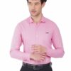 Coral Pink Men's Formal Slim Fit Shirt