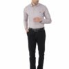 Violet Rich Cotton Linen Cambrey slim Fit Shirt - Image 5
