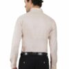 Cream Cotton Linen Cambrey slim Fit Shirt - Image 7