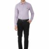 Purple Cambrey Men's Formal Slim Fit Shirt - Image 2