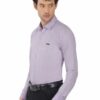 Purple Cambrey Men's Formal Slim Fit Shirt - Image 3