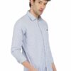 White Thin Striped Formal Slim Fit Shirt for Men - Image 4
