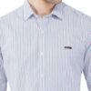 White Thin Striped Formal Slim Fit Shirt for Men - Image 6