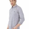 Formals Striped 100% Cotton Slim Fit Shirt for Men - Image 2