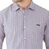 Formals Striped 100% Cotton Slim Fit Shirt for Men - Image 5