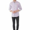 Formals Checkers 100% Cotton Slim Fit Shirt for Men - Image 3