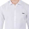 Plain White Men's Formal Slim Fit Shirt - Image 6