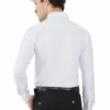 Plain White Men's Formal Slim Fit Shirt - Image 7