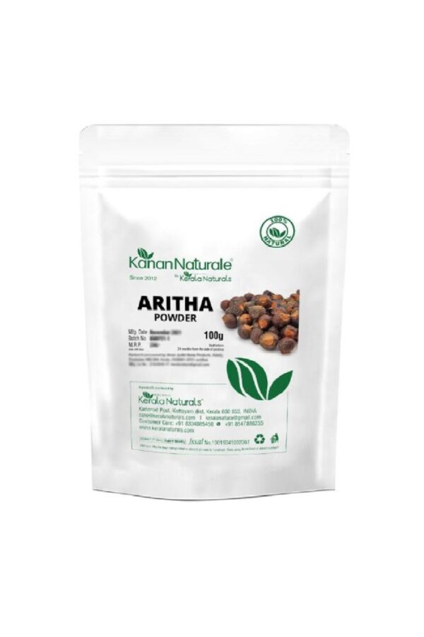 Kerala Naturals Soap Nut Powder - Aritha Powder - 200 gms