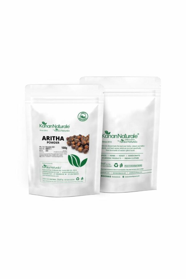 Kerala Naturals Soap Nut Powder - Aritha Powder - 200 gms - Image 2