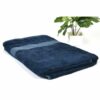 Mynte Cyan & Blue Premium Bamboo Bath Towel Antibacterial, Supersoft & Superabsorbent (550 GSM) Set Of 2 - Image 4