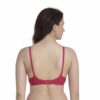 Mynte Red/Maroon/Pink Bra Combo Rich Cotton Lightly Padded Non-Wired Full Cup Regular Bra (Pack of 3) - Image 5