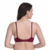 Mynte Red/Maroon/Pink Bra Combo Rich Cotton Lightly Padded Non-Wired Full Cup Regular Bra (Pack of 3) - Image 7