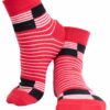 Mynte Red, Blue & Navy Blue Premium Bamboo Modal Blend Crew Length Kids' Socks (Pack Of 3) 8 To 10 Years - Image 2