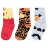 Mynte Yellow, Orange & Grey Premium Bamboo Modal Blend Crew Length Kids' Baby Socks (Pack Of 3) 1.5 To 3 Years