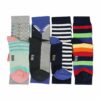 Mynte Multicolor Premium Bamboo Modal Blend Crew Length Kids' Baby Socks (Pack Of 3) 1.5 To 3 Years - Image 2
