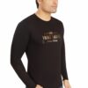 Vintage Black Round Neck Full Sleeves Men's T-Shirt - Image 3