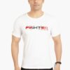 Fighter Men's Slim Fit Half Sleeves T-Shirt White