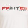 Fighter Men's Slim Fit Half Sleeves T-Shirt White - Image 6