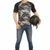 Black Camo Men's Dryfit Reglan T-Shirt - Image 5