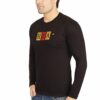 Cotton T-Shirt for Men Black - Image 2