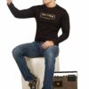 RETRO Men's Casual T-Shirt Black - Image 5