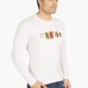 Men's Slim Fit T-Shirt White - Image 3