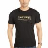 Half Retro Men's Slim Fit T-Shirt Black