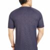 Navy Blue Dryfit Men's Slim Fit T-Shirt - Image 4