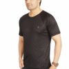 Black Dryfit Men's Slim Fit T-Shirt - Image 2