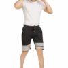 Black Daily Wear Cotton Men's Comfortable Shorts
