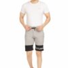 Grey Daily Wear Cotton Men's Comfortable Shorts