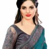 Morpeach Saree with Blouse Piece Women's Heavy Embroidery Work Saree - Image 3