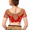 Black Saree with Blouse Piece Women's Heavy Embroidery Work Saree - Image 4