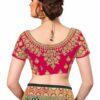 Morpeach Saree with Blouse Piece Women's Heavy Embroidery Work Saree - Image 4