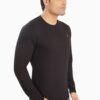 Black Men's T-Shirt Full Sleeves - Image 3