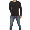Black Men's T-Shirt Full Sleeves - Image 5