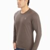 Dark Grey Men's T-Shirt Full Sleeves - Image 2