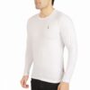 White Men's T-Shirt Full Sleeves - Image 2