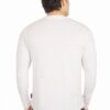 White Men's T-Shirt Full Sleeves - Image 4