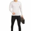 White Men's T-Shirt Full Sleeves - Image 5